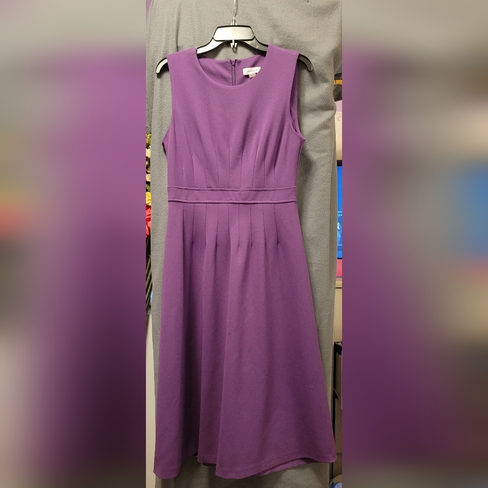 Purple Calvin Klein Dress